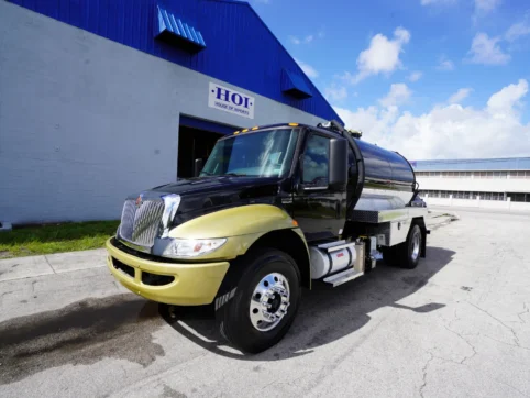 2020 International MV607 Vacuum Truck — Black — 2,500 Gal